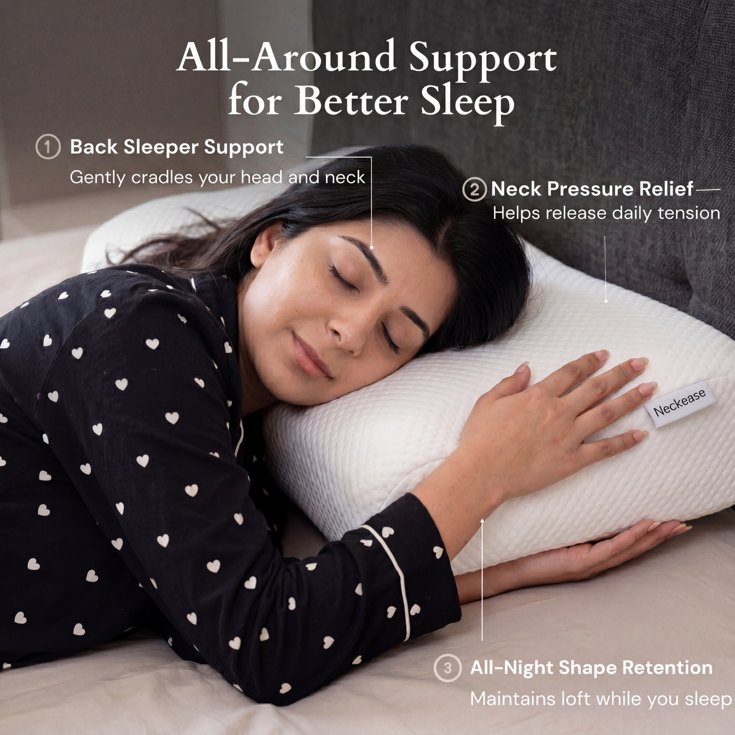 NeckEase™ Support Pillow