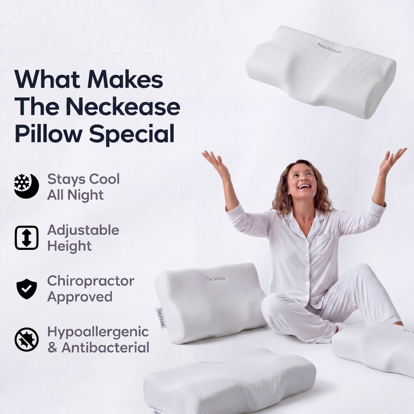 NeckEase™ Support Pillow